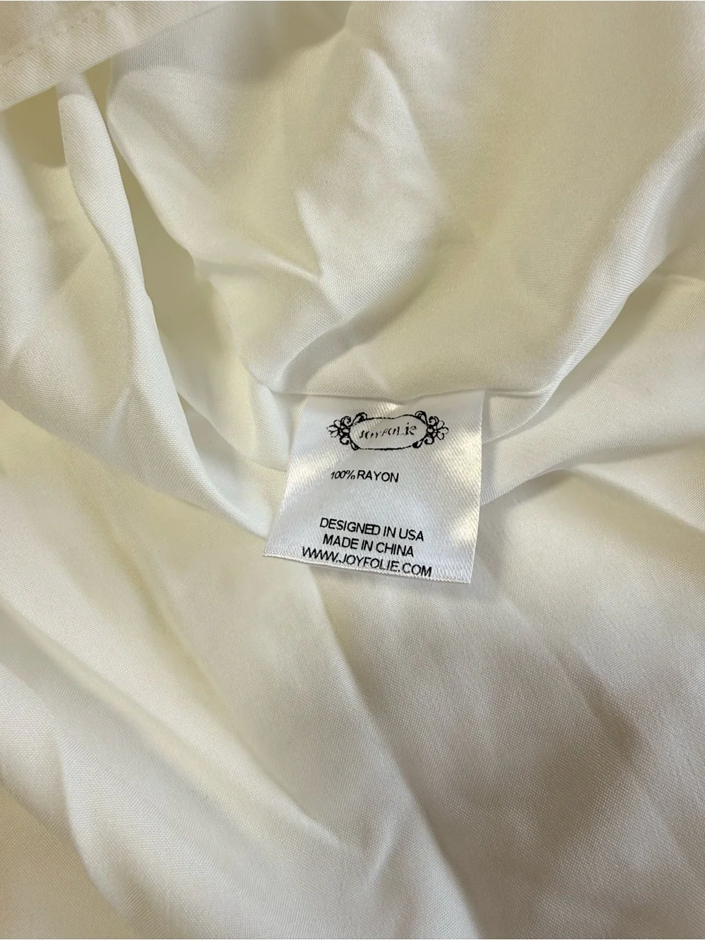 Joyfolie Delphina Dress | Cream | Girls Size 7 | NWT